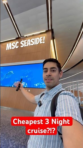 This cruise was sooo cheap I couldn’t believe it.. but is it worth it?!? #msc #mscseaside