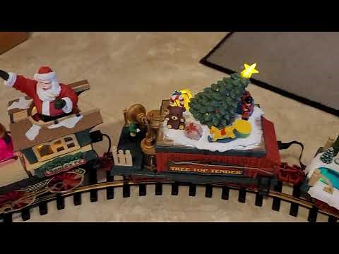 New Bright Holiday Express Animated Train Set # 385