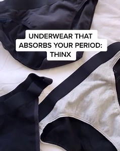Thinx come in styles that hold up to 5 regular tampons’ worth — so you can find what fits your flow, and feel comfortable. Replace pads & tampons with super absorbent period underwear. - 📸: @liltorsi | Thinx