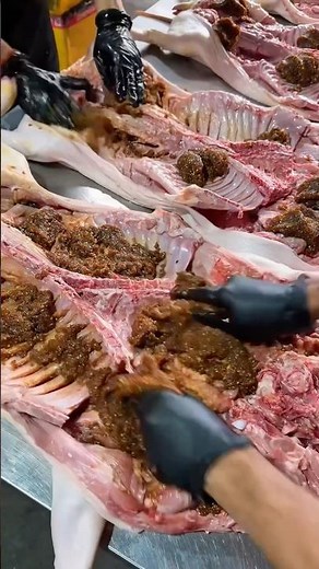 Making Crispy Roasted Pig – Golden, Crunchy Skin & Juicy Meat#cooking