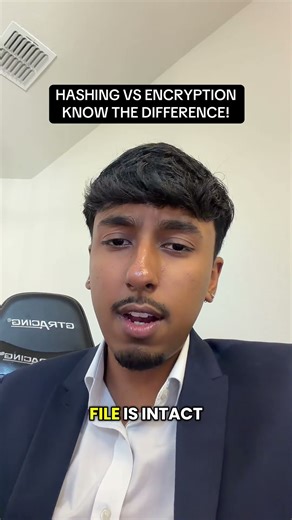 Hashing vs Encryption #cybersecurity #study #fyp