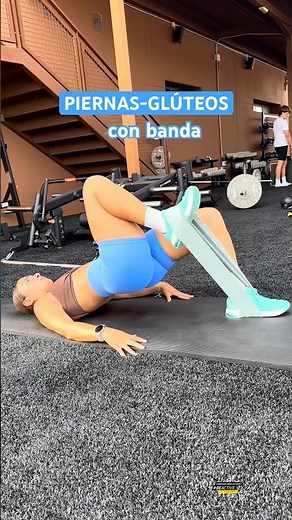 🍑 RUTINA DE GLÚTEOS Y PIERNAS CON BANDA ELÁSTICA 🍑