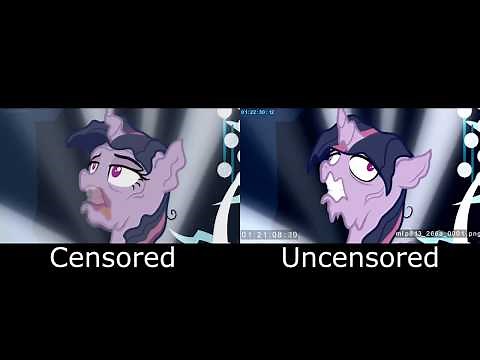 My Little Pony S8E13 "The Mean Six" censorship COMPARISON