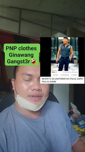 PNP uniform ginawang gangst3r 🤣🤣 #pnpclothes #pnp | Boss Ariel