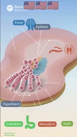 🇺🇸Gastrulation — The Beginning of the Germ Layers 🇺🇸 #usa #usashorts #embryology
