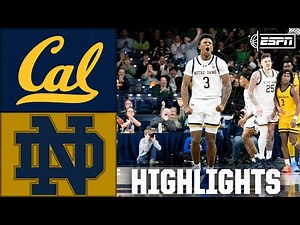 4OT THRILLER 🤯 California Golden Bears vs. Notre Dame Fighting Irish | Full Game Highlights