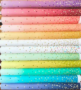 BEST Ombre Confetti Bundle of 12 Prints, Gold Metallic Fabric, Quilting Cotton, 100% Cotton by Vanessa Christenson - Etsy