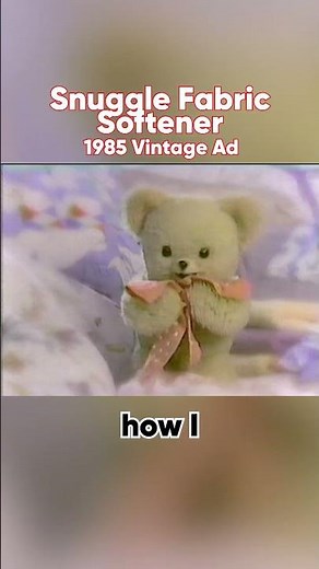 Snuggle Fabric Softener - Lost in Softness - 1985 Vintage Commercial