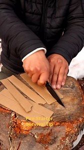 Simple Survival Tips Fire Starter That Works in Harsh Conditions A simple survival fire starter can make a big difference when weather gets tough. This easy DIY trick works in rain, wind, cold, and snow, using basic materials. Always be prepared for outdoor adventures and unexpected situations. #survival #survivalskills #staysafe #outdoortips #lifehacks | Adeel Outdoors