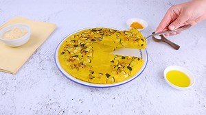 Vegan Breakfast Turmeric Chickpea Flour Frittata