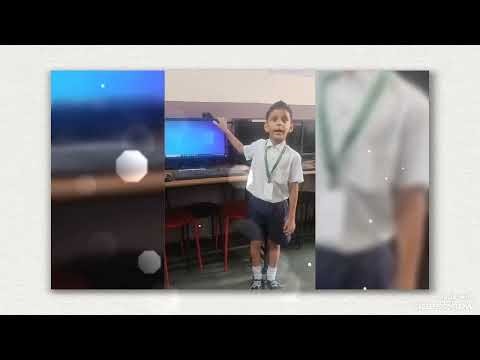 Tiny hands, big learning 💫Computer Lab Introduction by Std 1 students”