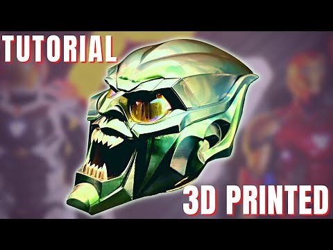 Making a Green Goblin Helmet | 3D Printed Cosplay Mask |