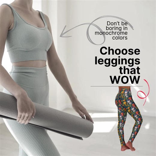 Safari Animal Print Leggings: High-waisted Yoga Gym Tights - Etsy