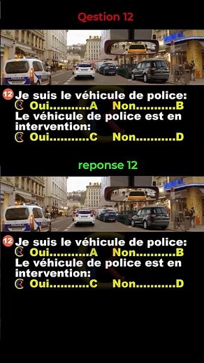 CODE DE LA ROUTE🚦QESTION 12 Série #01 2025 PERMIS DE CONDUIRE