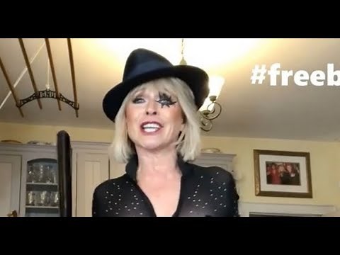 Toyah Willcox bares cleavage as she covers assets with tape for racy performance