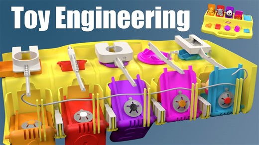 How does the poppin' pals toy function?