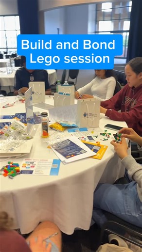Join new Bondies for a fun LEGO session, Build & Bond! Get Set For Success is all about connecting students in a fun and interactive environment while ensuring their transition to university life is as smooth as possible through engaging and informative workshops. In this session, students were asked to use LEGO to represent their dreams at Bond before they embark on their study journey. | Bond University
