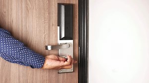 Download Unlocking and opening door for free