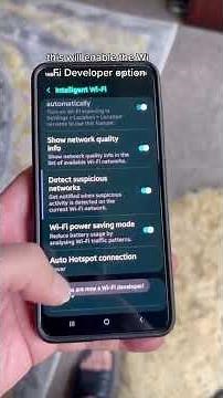 Android 13: Unlock WiFi developer options
