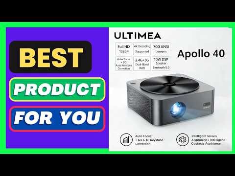 ULTIMEA 1080P Native Full HD LED projector 4K Decoding Supported