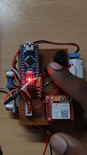 Women's Safety Device. GSM module with Arduino #arduino #gsm #shorts #youtube #youtubeshorts #diy