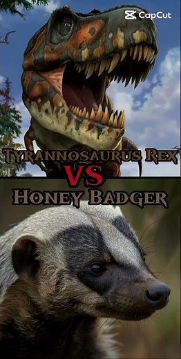 Tyrannosaurus Rex vs Honey badger | Dinosaurs vs Modern animals tournament (Part 3)