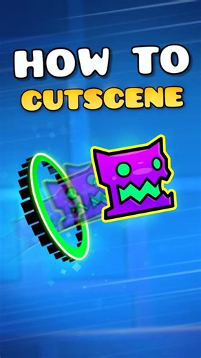 How to make Cutscenes in Geometry Dash! #geometrydash #gdupdate #extremedemon #gaming #gd