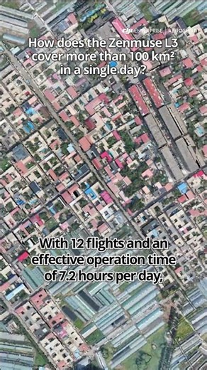 100 km² in One Day: Large-Area Mapping with DJI Zenmuse L3 | Aerosmart