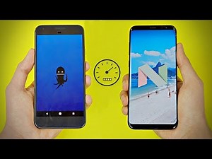 Google Pixel OFFICIAL Android 8.0 OREO vs Galaxy S8 - Speed Test! (4K)