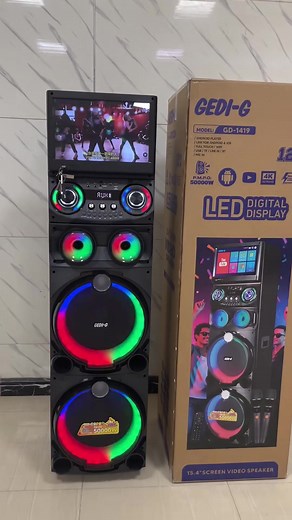 15.4" Touchscreen + 2 Wireless Mics + Explosive Bass  Whether it's karaoke night, a backyard BBQ, or movie time — this all-in-one Karaoke Speaker System brings the fun. ✅ Heavy Bass ✅ LED Light Show ✅ Bluetooth / USB / AUX / TF Card ✅ Built-in Android + YouTube ✅ Rechargeable Battery – Take it anywhere!  FREE Mic Set & Remote Included!  Turn Any Room into a Party Zone! | Practical Home Gadgets | Facebook