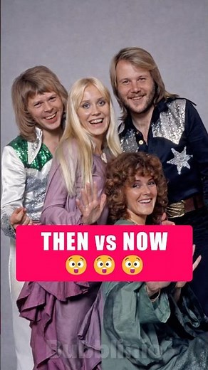 ABBA Then Vs Now (1974 -2026) #abba #80smusic #pop