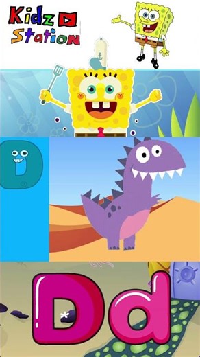 Salute Spongebob Phonics Song | Part 1 | Kidzstation #shorts #kidzstation