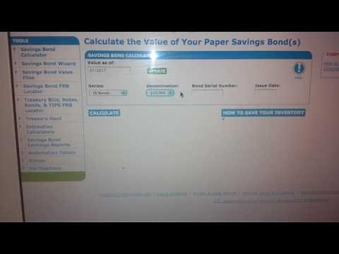 Treasury direct calculation on your birth certificate bond