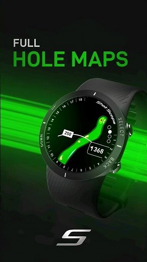 Full hole maps on Shot Scope V5 #smartwatch #gpswatch #golf #shotscope #watch