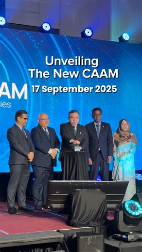 Civil Aviation Authority of Malaysia on Instagram: "Our heartfelt appreciation to YB @lokesiewfook, Minister of Transport for officiating the launch of our new corporate logo. This refreshed identity represents more than a new image, it reflects CAAM’s renewed purpose to position itself as a modern, independent and globally aligned regulator that supports Malaysia’s goal of becoming a leading aviation hub in the Asia-Pacific region.✈️ #TeamCAAM #SafeSustainableSkies #SaferAboveSaferBeyond @minis