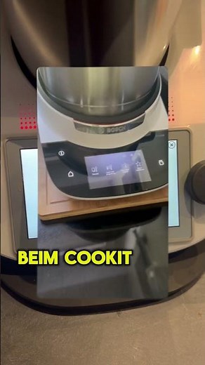 Thermomix Waage vs. Bosch Cookit Waage - die Auswahlmöglichkeit.