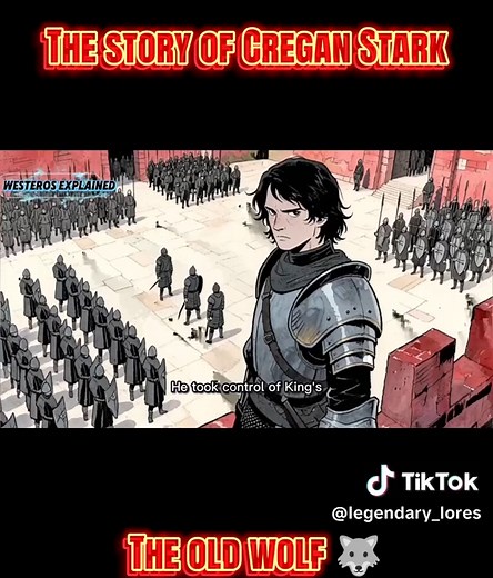 The story of Cregan Stark, the old man of the North and the dance of the dragons #fyp #trending #gameofthronesedit #hotd #creganstarkedit #creganstark