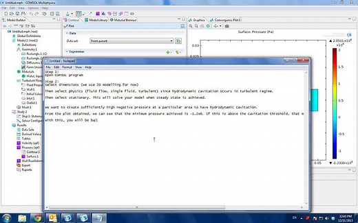 COMSOL Turbulent Flow Modelling