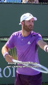 Amazing Slicing forehand.... | Latest Tennis | Facebook