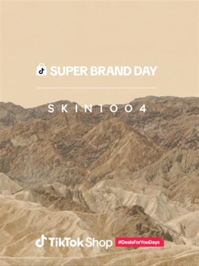 The @skin1004_official Super Brand Day is live! 🤎 Get up to 60% OFF on our best-selling products. Grab your must-haves while the deals last! #TikTokShop #SuperBrandDay #Skin1004 #DealsForYouDays #SummerWins