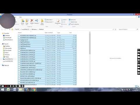 How to delete prefetch files from your Laptop