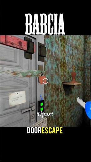 GRANNY BABCIA MODE DOOR ESCAPE 😱 #shorts #granny #gaming #gameplay