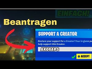 So bekommst du einen Creator Code in Fortnite 2025! SEHR EINFACH!