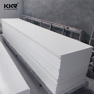 [Hot Item] Pure White Staron Acrylic Artificial Stone Solid Surface Sheet for Countertops