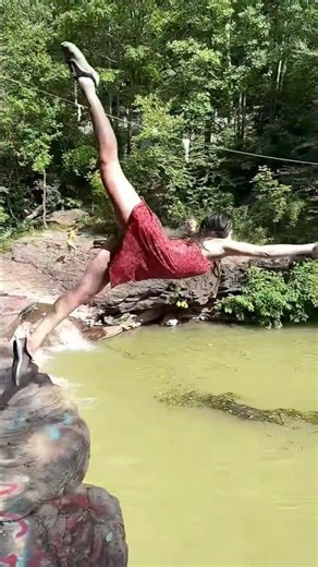 #waterfall #nature #mermaid #funny #mermaidpool #waterpark #comedy #swimm #beachgetaway #fun #flip