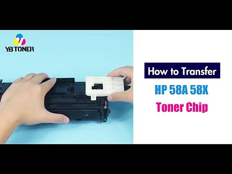 Use HP Toner Chip Removal Tool (Chip Recycle Drill) to Remove HP 58A 58X Toner Chip