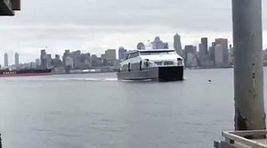35 reactions | West Seattle Water Taxi arriving at Seacrest. Free...