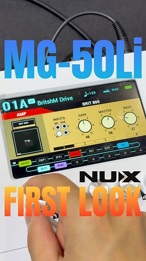  First Look: NUX MG-50Li ️�Jommm tengok pedal NUX baru - MG-50Sediakan gig2 dengan pedal baru ni! Packed with classic amp models, IR support, and an intuitive touch display — everything you need for studio and stage. #nux #nuxmalaysia #nuxmg50li #mg50li #multieffects #guitarist | LBS Music World | Facebook