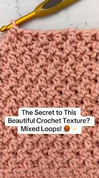 ✨The Mixed Loop Crochet Stitch is Easier Than You Think! 🧶 A Must-Try Textured Crochet Stitch