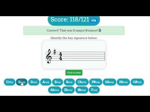 Key Signature Practice
